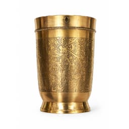 Brassify Pure Brass Drinking Glass | 100% Handmade Brass Water Glass for Daily Use, Ayurveda & Pooja