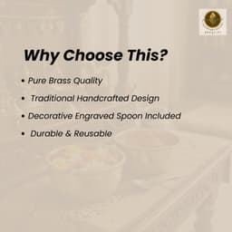 Brassify Pure Brass Pooja Bowl Set of 2 | Handcrafted Brass Bowls for Kapoor, Kumkum, Prasad & Dry Fruits