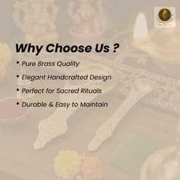 Brassify Pure Brass Kapoor Dani with Spoon Set | Handcrafted Camphor Burner for Pooja, Aarti, Havan & Temple Use