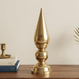 Brassify Pure Brass Mandir Kalash | Traditional Brass Pooja Kalash for Temple, Home & Religious Rituals | Decorative Brass Kalash