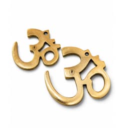 Brass Om Wall Hanging Decorative | Sacred Aum Symbol for Home, Temple & Pooja Room | Brassify