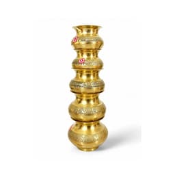 BRASSIFYL Handcrafted Brass Decorative Kalash Set – Traditional Pooja & Home Déco
