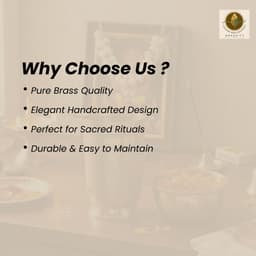 BRASSIFYL Handcrafted Brass Drinking Glass & Water Bowl Set | Traditional Engraved Brass Glass for Home, Pooja & Gifting