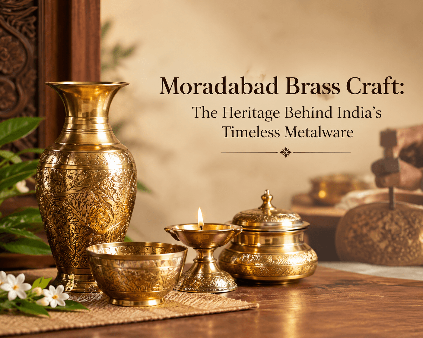 Moradabad Brass Craft: The Heritage Behind India's Timeless Metalware Copy title