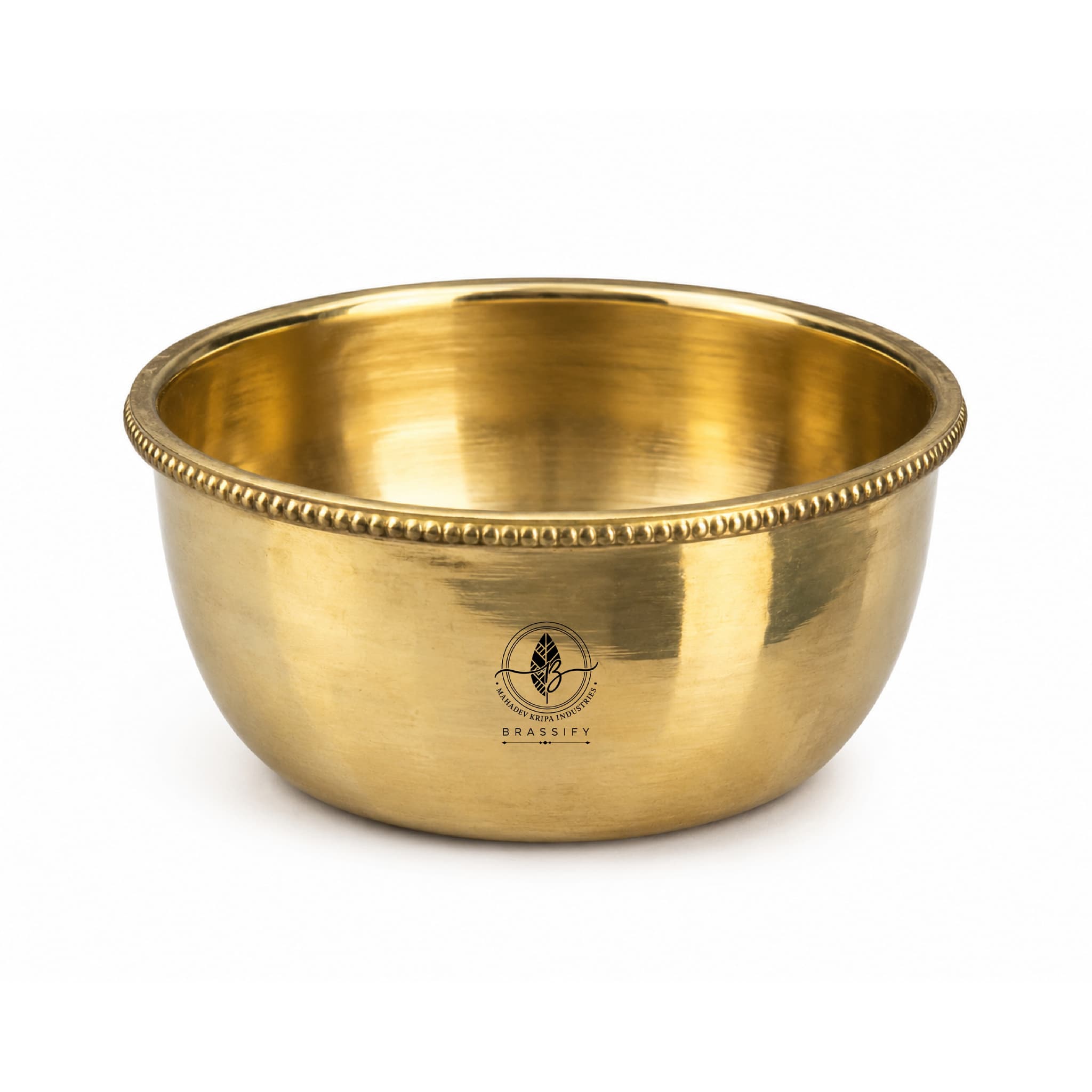 Brassify Pure Brass Pooja Bowl (Katori) – 100% Handmade Brass Bowl for Pooja, Prasad, Bhog & Daily Rituals